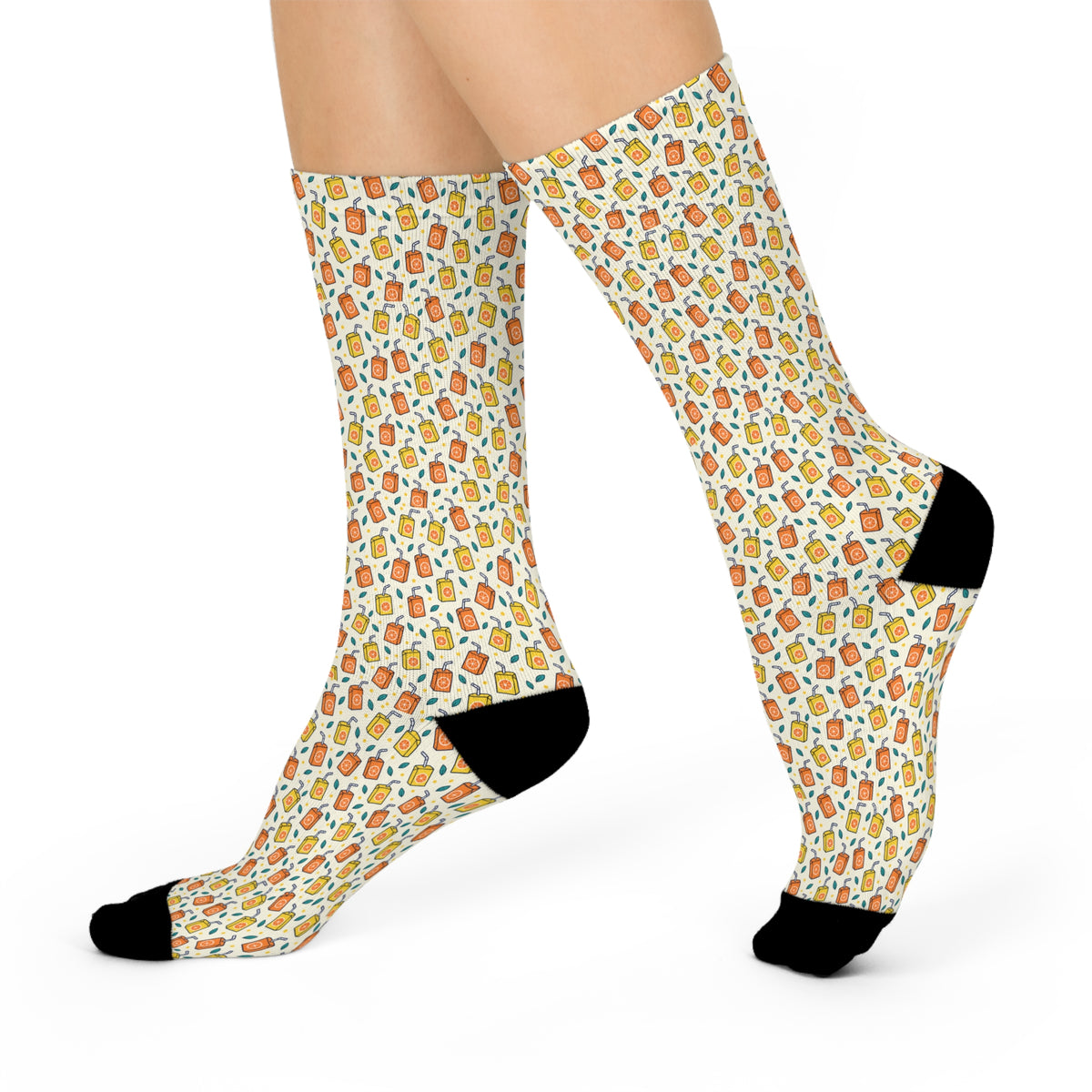 Citrus Pop — JuiceBoxSocks Crew Socks
