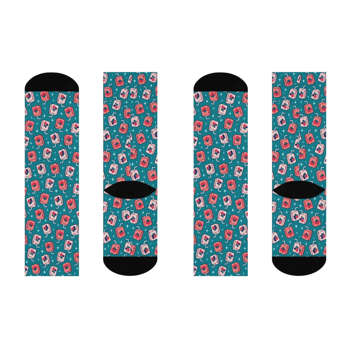 Berry Bright — JuiceBoxSocks Crew Socks