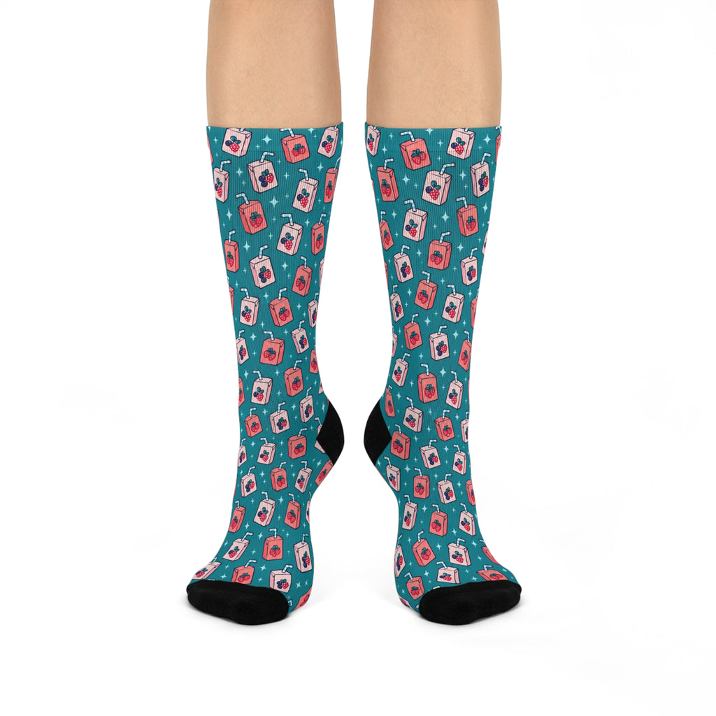 Berry Bright — JuiceBoxSocks Crew Socks