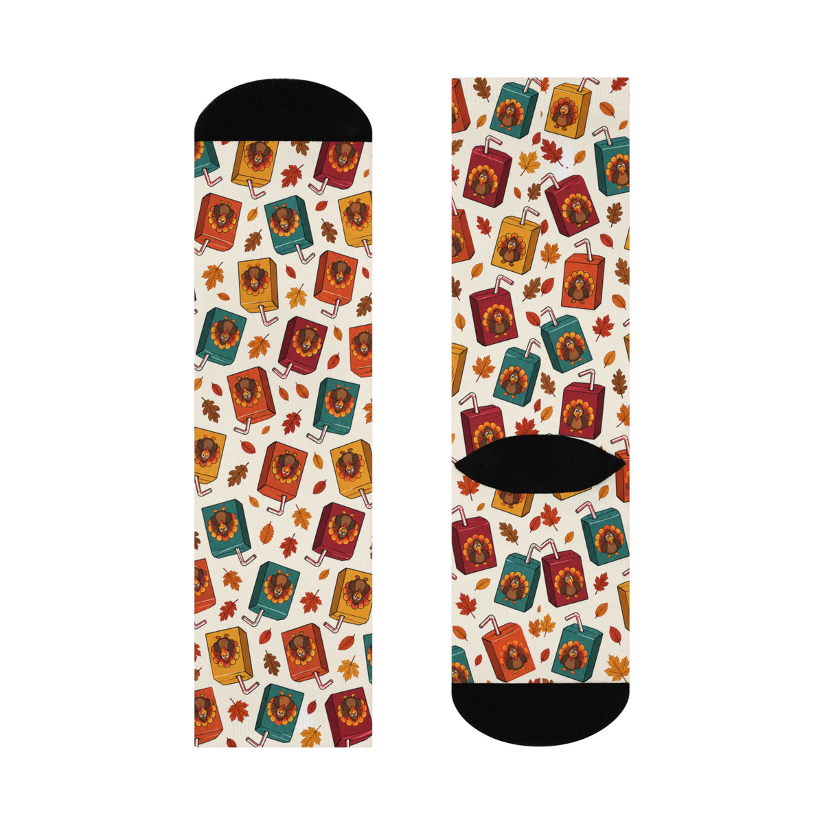 Turkey Toast — JuiceBoxSocks Crew Socks