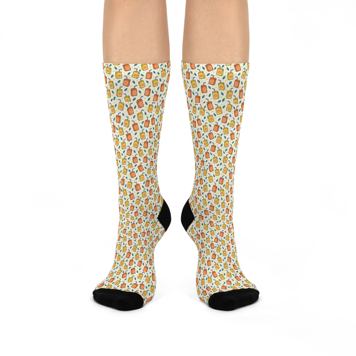 Citrus Pop — JuiceBoxSocks Crew Socks