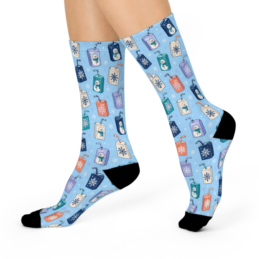 Winter Wishes — JuiceBoxSocks Crew Socks