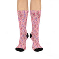 Pink Sip — JuiceBoxSocks Crew Socks