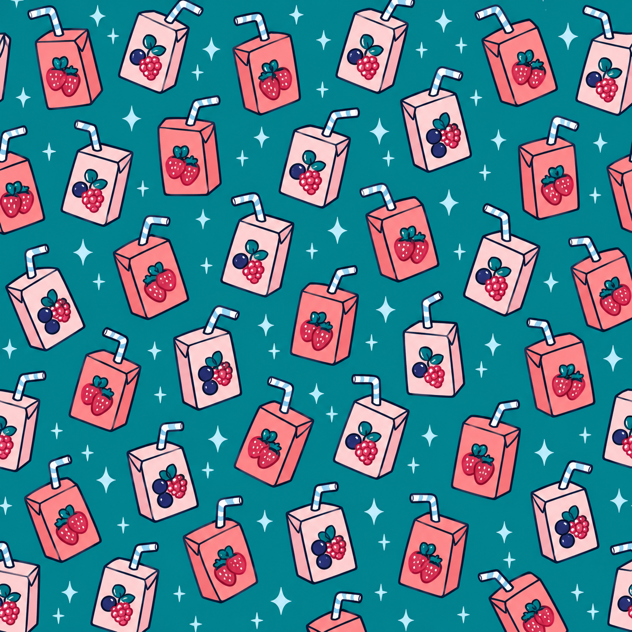 Berry Bright pattern